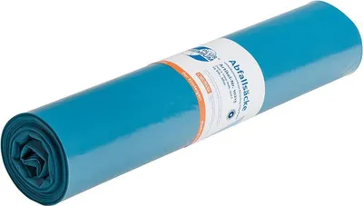 Produktbild von Müllsack 120 l blau LDPE Einsteiger