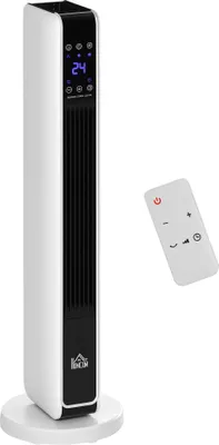 Produktbild von HOMCOM Heizgerät Heizlüfter 2200W Heizturm mit Fernbedienung Oszillation ABS PA