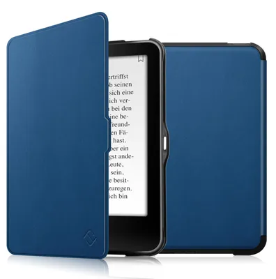 Produktbild von Fintie Hülle für Tolino Vision 4 HD/Vision 3 HD/Vision 2 / Vision 1 / Shine 2 HD eReader - Ultradünne Schutzhülle mit Ruhemodus und Magnetverschluss, Blau – Blue