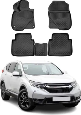 Image de OMAC Tapis de sol pour Honda CR-V 2018-2022 en caoutchouc Noir