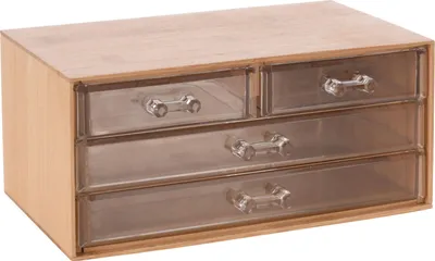Produktbild von Kosmetik-Organizer mit 4 transparenten Schubladen