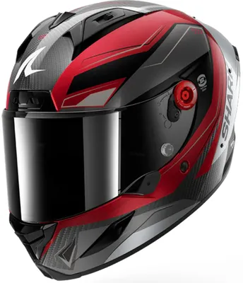 Produktbild von Shark Aeron Mekarium Helm, rot/silber, XL (61/62)