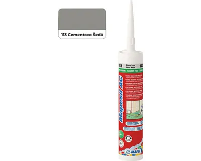 Obrázok produktu pre MAPEI® MAPESIL AC 1-komponentný silikón na škáry 113 cementovo-sivý 310 ml na tesnenie s BioBlock® ANTI-FIMMEL