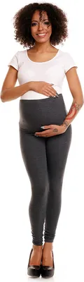 Zdjęcie produktu dla PeeKaBoo Legginsy ciążowe damskie Vrulgos grafitowe L/XL