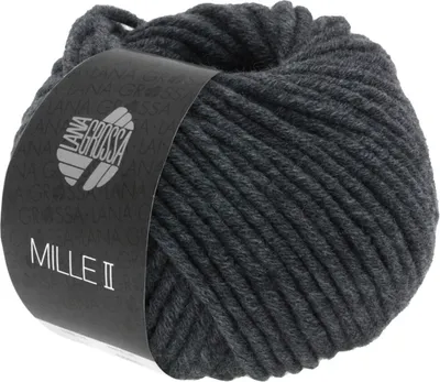 Produktbild von Lana Grossa - Mille II 0068 anthrazit