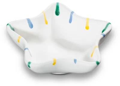 Image de Gmundner Keramik Buntgeflammt, Coupe en étoile (L : 14cm)