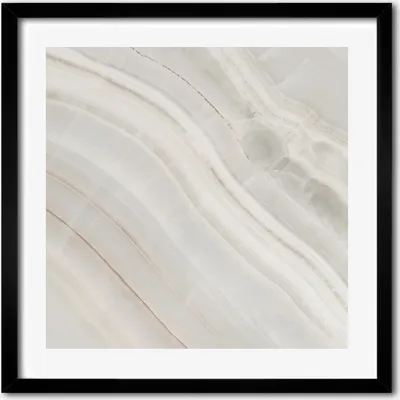 Produktbild von Bild - 50 cm x 50 cm - MDF - Rahmen, Wandkunst - Marmor Textur