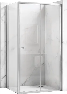 Productafbeelding van Rea Douchecabine Primo Slide 130x80 Chrome