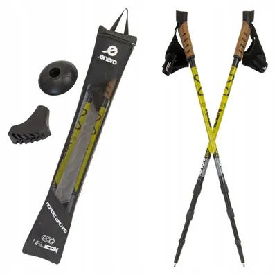 Produktbild von Nordic-Walking-Stöcke 110-135 cm Verstellbar, Rutschfest, Mit Hülle Set