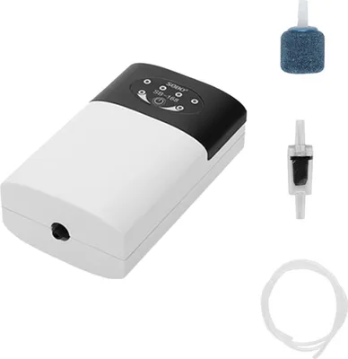 Produktbild von Sauerstoffpumpe Aquarium Oxygenator Aquarium Sauerstoffbeluefter Teichbeluefter Luftpumpe USB Wiederaufladbarer Angelbeluefter mit Rohr Luftblasenstein