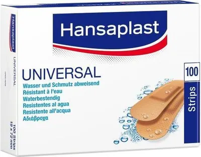 Produktbild von Hansaplast Universal Strips waterres.19x72 mm 100 St