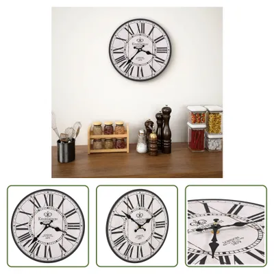 Produktbild von The Living Store Vintage Wanduhr London 30 cm