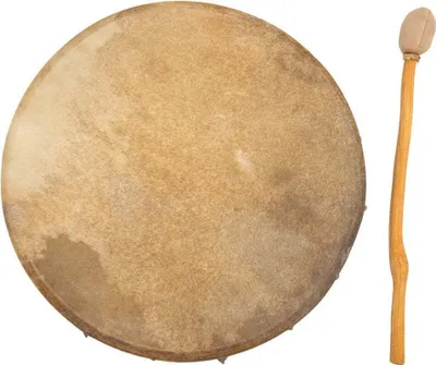 Image de Terre Shaman Tambour rituel rond 50 cm