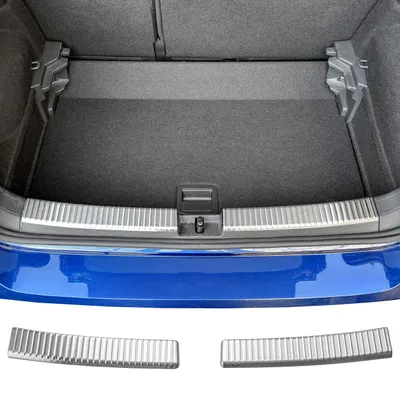 Image de Protection du seuil de chargement en acier inoxydable, intérieur mat, pour VW T-Cross | Type C11 | année à partir de 2018>