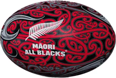 Zdjęcie produktu dla Gilbert Maori Supporter All Black Rugbyball Rot 5 Rot 5
