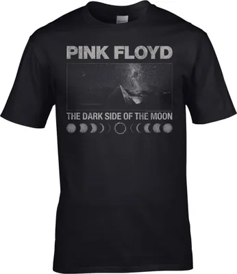 Produktbild von Pink Floyd The Dark Side of the Moon B/W Pyramids T-Shirt