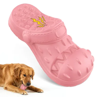 Produktbild von Hundespielzeug Kau Spielzeug Naturkautschuk Zahnreinigung Rosa