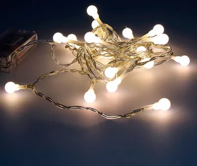 Productafbeelding van LED-lichtketting, decoratieve verlichting, warm wit (2,3 meter)