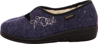 Produktbild von Fischer Markenschuhe Hausschuhe blau in Gr. 38