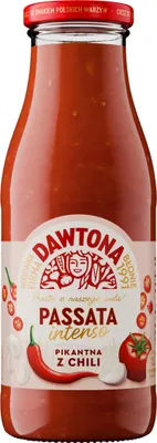 Obrázek produktu pro Dawtona Tomatová omáčka Passata Intenso Pikantní 500 g
