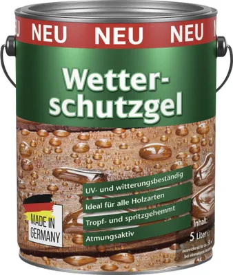 Produktbild von Wetterschutzgel 5 L palisander