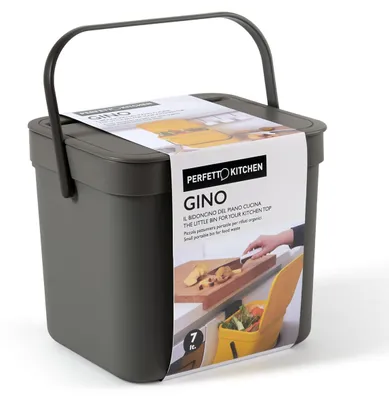 Obrázek produktu pro Perfetto 29121, 7 l, Obdélníkový, Šedá, 250 mm, 190 mm, 220 mm