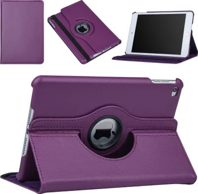 Produktbild von Apple Ipad Mini 4 Purple Book case Tablet - Rotatable