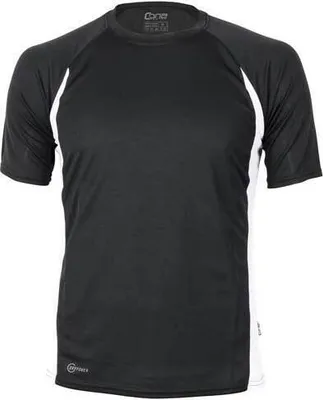 Immagine prodotto di CONA SPORTS CS02 | Racer Tech Sport T-Shirt + Oeko-Tex - Colore: Nero/Bianco - Taglia: L
