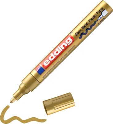 Produktbild von Edding 750 Lackmarker gold 2-4mm Rundspitze