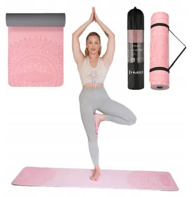 Produktbild von HMS YM10 Fitness Matte TPE rutschfest Yoga