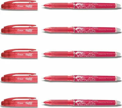 Produktbild von Pilot Frixion Point Tintenroller 5er-Set rot