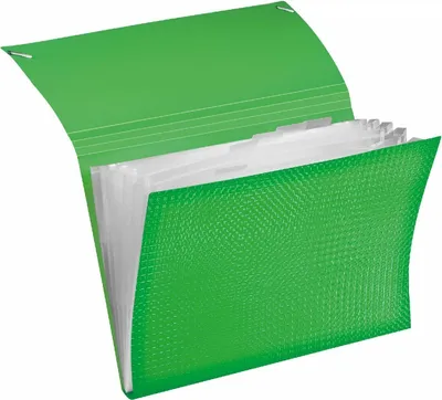 Produktbild von Veloflex Fächermappe A4 VELOCOLOR PP grün