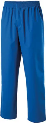Immagine prodotto di Exner 33075 | Pantaloni chirurgici unisex, una tasca posteriore, vita elasticizzata - Colore: Royal Blue - Taglia: XL