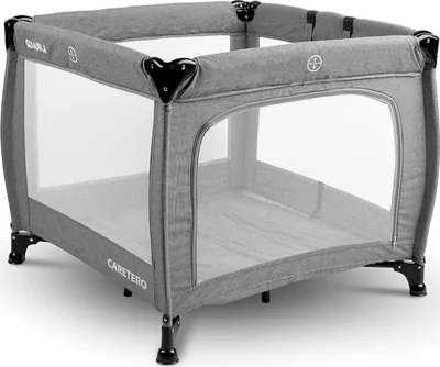 Produktbild von Dětská skládací ohrádka CARETERO Quadra grey
