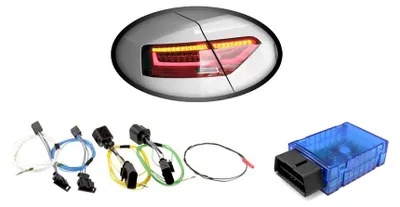 Immagine prodotto di Adattatore originale Kufatec HALOGEN per luci posteriori a LED facelift per Audi A5 S5 8T