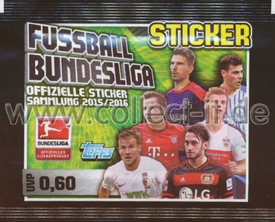 Image de Topps Bundesliga 2015/16 - Autocollants à collectionner - 1 sachet