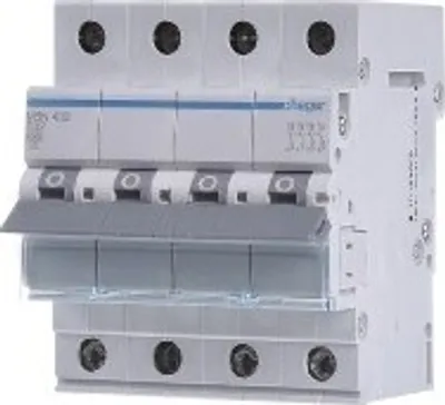 Produktbild von Hager Leitungsschutzschalter 4pol. B-32A, 6kA MBN432 (MBN432)