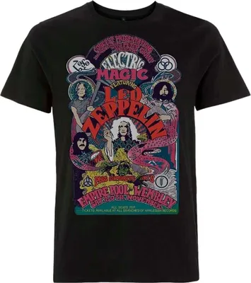 Obrázek produktu pro Led Zeppelin Full Colour Electric Magic Black L Tričko