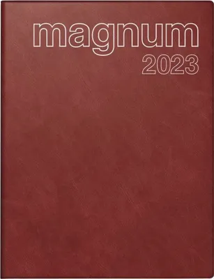 Produktbild von rido idé Buchkalender "magnum Catana" 183 x 240 mm 2023 weinrot
