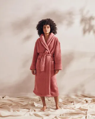 Produktbild von Essenza Bademantel Nama Uni Farbe Rose Größe M