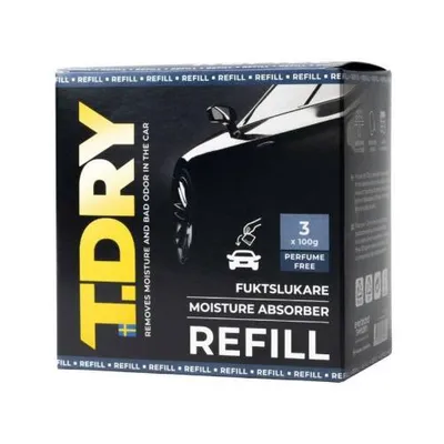 Image de Sachet de remplacement Everbrand pour absorbeur d'humidité T. Dry, non parfumé. 3 x 100 g