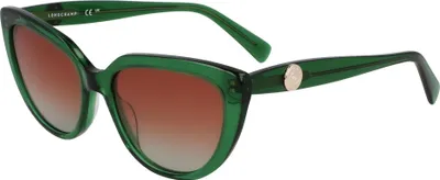 Produktbild von Longchamp LO766S Transparent green 53/17/140 Damen Sonnenbrillen
