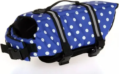 Zdjęcie produktu dla Odblaskowa kamizelka ratunkowa dla psa DoT / niebieska 2XL