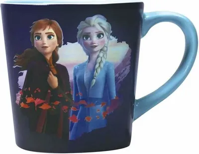 Produktbild von Frozen Tasse Kaffetasse Anna & Elsa mit Thermoeffekt