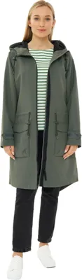 Produktbild von Derbe Phoeby Dog Damen Regenmantel, Größe:34, Farbe:olive/black