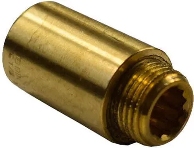 Zdjęcie produktu dla Złączka gwintowana mosiężna przedłużka kranu 1" AG x 1" IG 40 mm