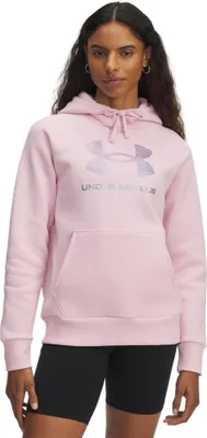 Produktbild von Under Armour Ua Rival Flc Shimmer Hdy - prime pink, Größe:M