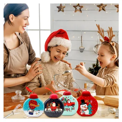 Produktbild von Wiederverwendbare Weihnachtsdosen für Süßigkeiten und Snacks
