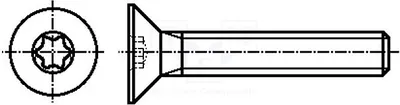 Produktbild von 100x Schraube Torx® Kopf: Senopf 0,4 Zink 3271458 Schraubenbolzen M2x6