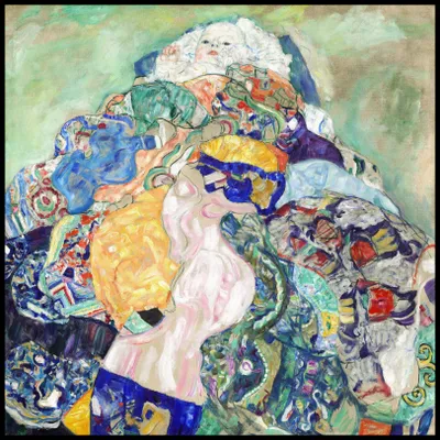 Zdjęcie produktu dla Plakat 90x90cm Dziecko, Gustaw Klimt Vintage do Salonu